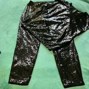 cable & gauge 2-Piece set sequins medium